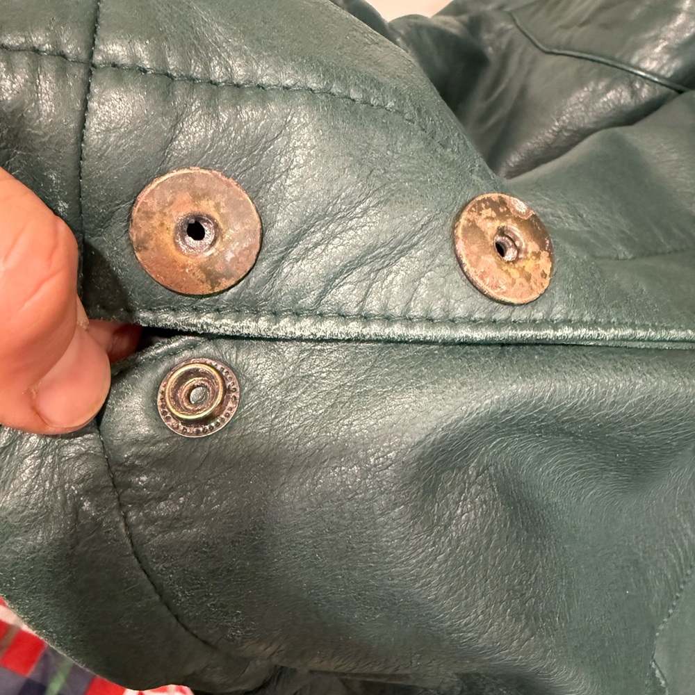 Jacqueline Ferrar Quilted Green Jacket - Picture 8 of 13